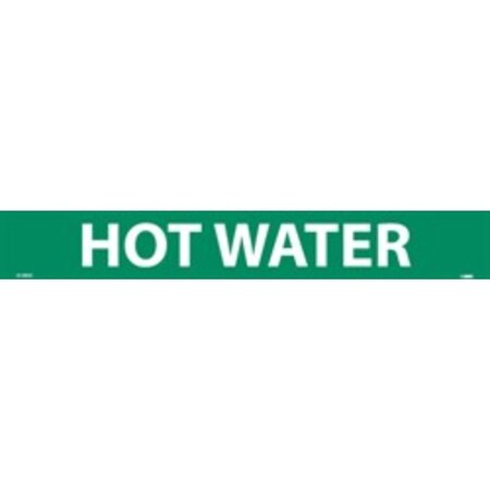 Nmc PIPEMARKER, HOT WATER,  B1292G